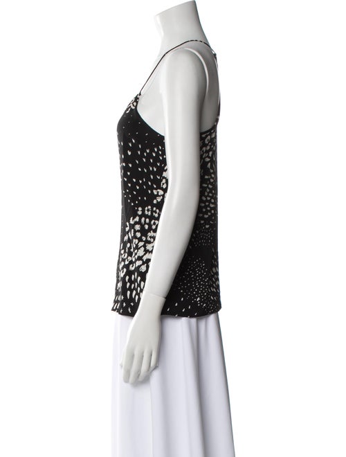 Tibi Silk Printed Top