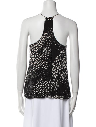 Tibi Silk Printed Top