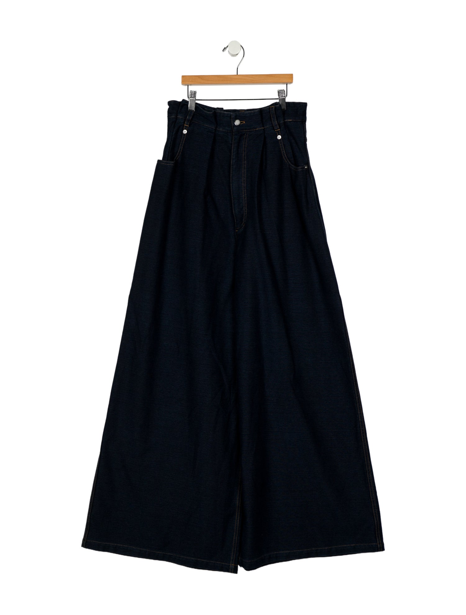 Tibi High-Rise Wide Leg Jeans