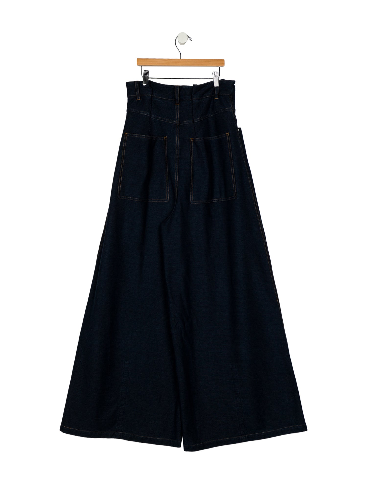 Tibi High-Rise Wide Leg Jeans