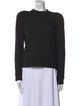 Tibi Mock Neck Long Sleeve Sweatshirt