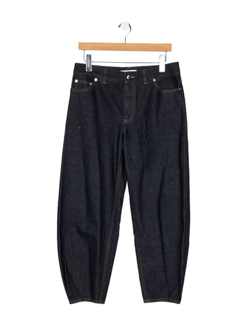 Tibi Mid-Rise Straight Leg Jeans