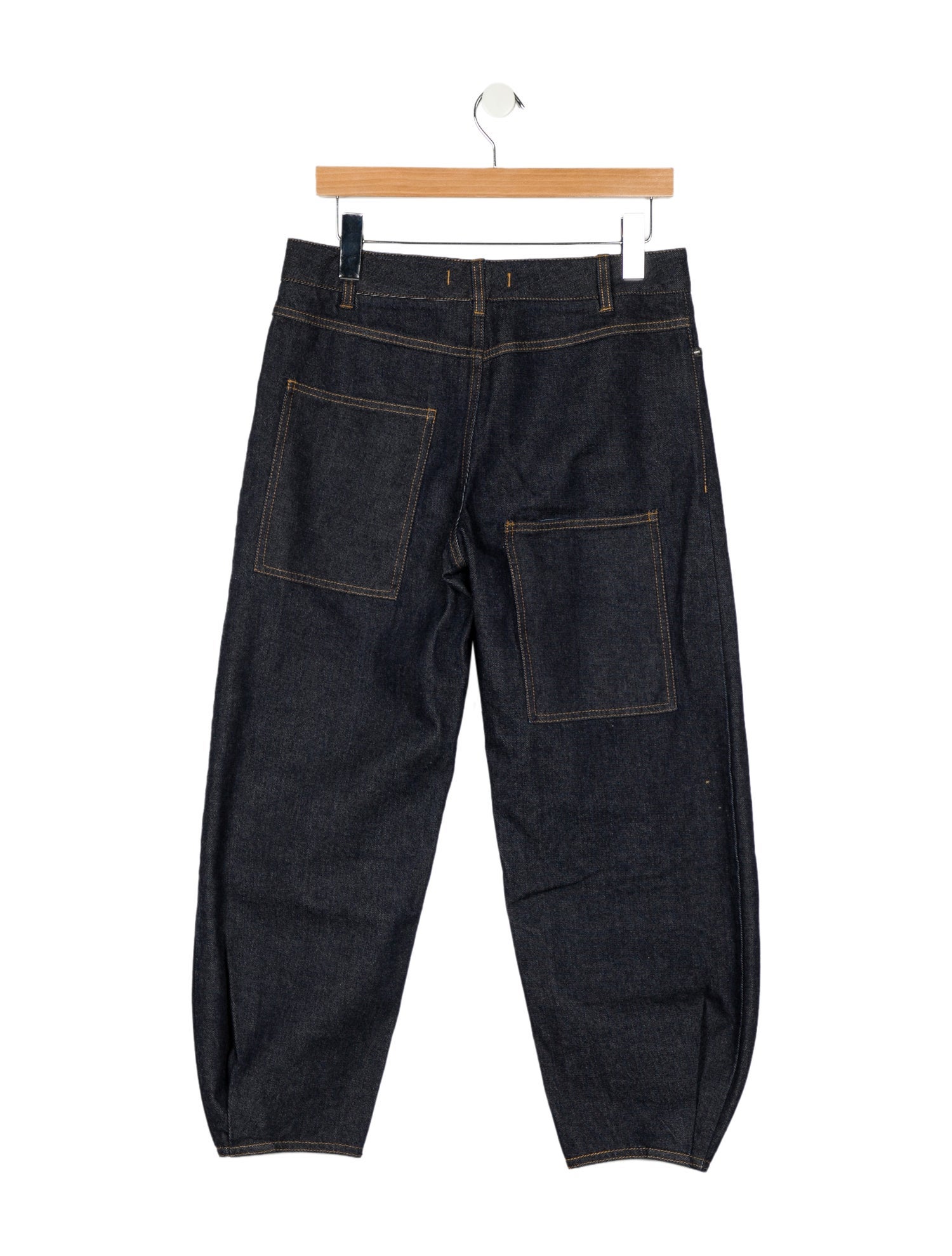 Tibi Mid-Rise Straight Leg Jeans