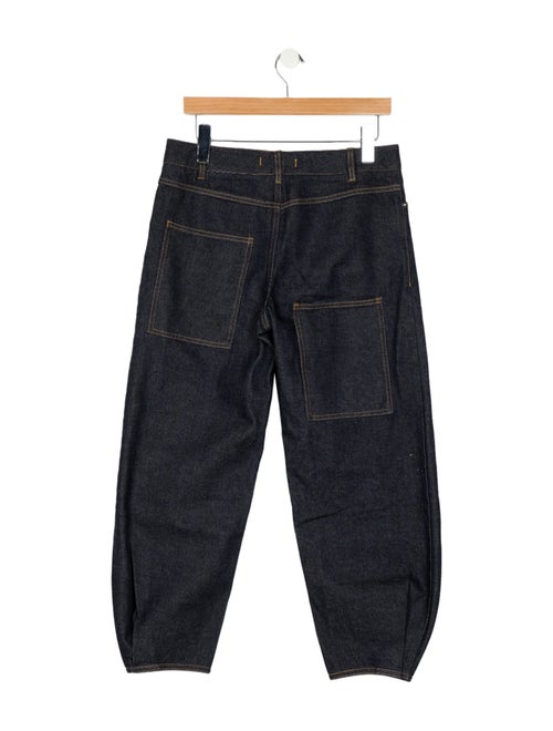 Tibi Mid-Rise Straight Leg Jeans