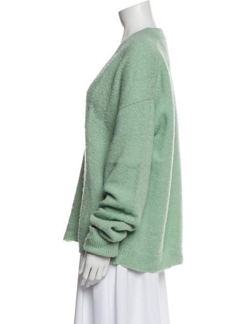 Tibi V-Neck Long Sleeve Sweatshirt
