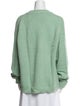 Tibi V-Neck Long Sleeve Sweatshirt