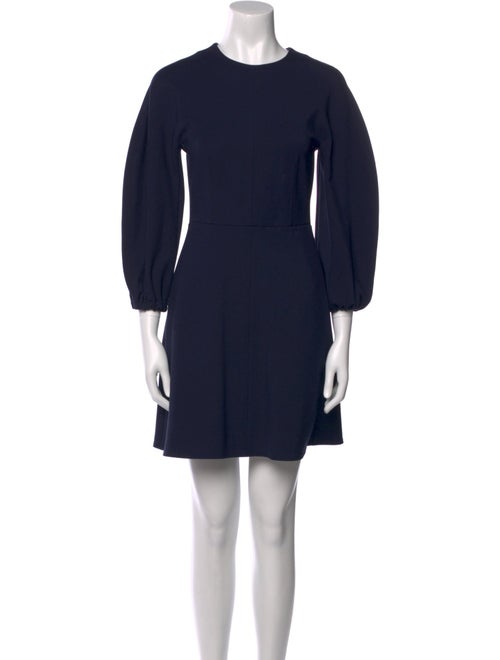 Tibi Crew Neck Mini Dress