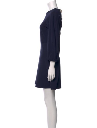 Tibi Crew Neck Mini Dress