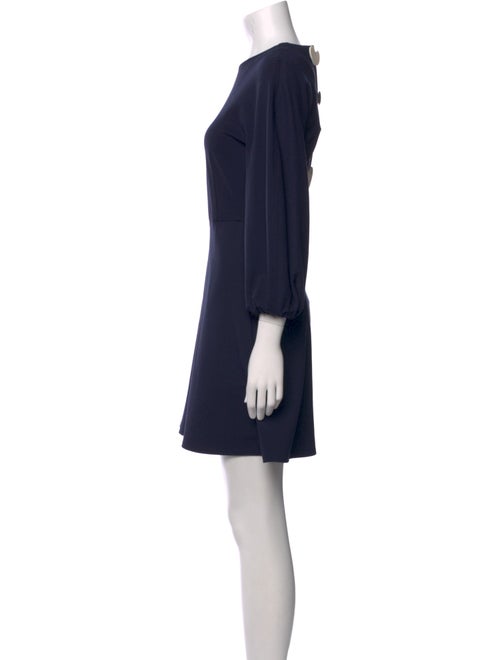 Tibi Crew Neck Mini Dress
