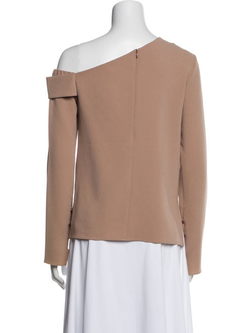 Tibi One-Shoulder Long Sleeve Sweatshirt