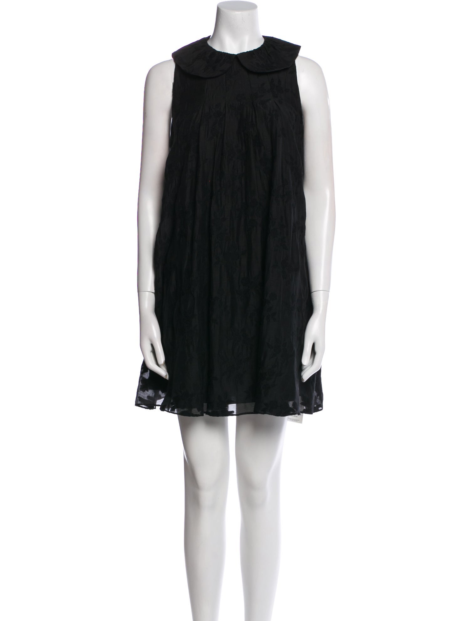 Tibi Crew Neck Mini Dress