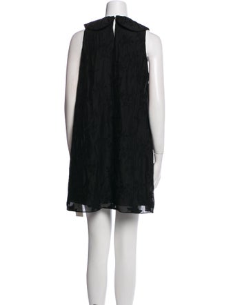 Tibi Crew Neck Mini Dress