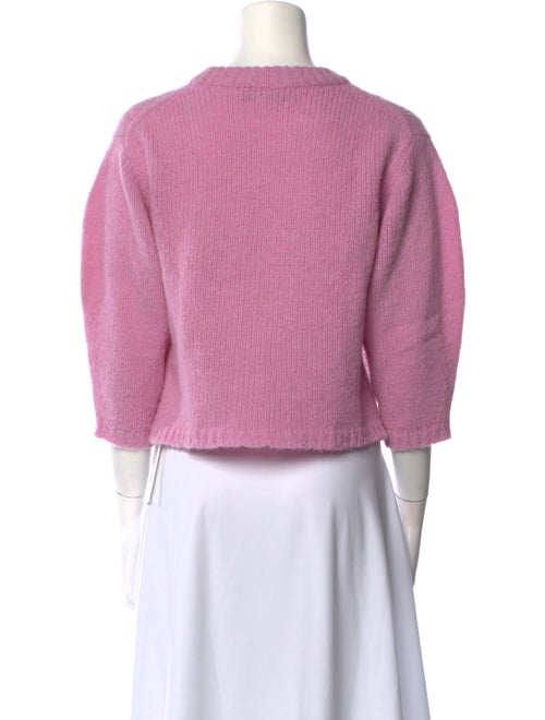 Tibi Alpaca Crew Neck Sweater