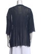 Tibi Scoop Neck Three-Quarter Sleeve Tunic