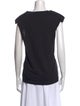 Tibi Bateau Neckline Sleeveless T-Shirt