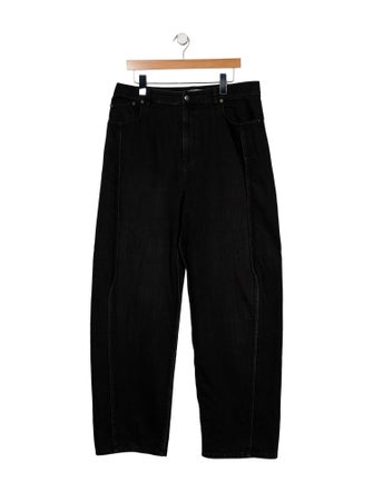 Tibi High-Rise Wide Leg Jeans