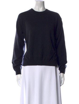 Tibi Crew Neck Long Sleeve Sweatshirt