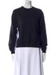 Tibi Crew Neck Long Sleeve Sweatshirt