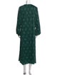 Tibi Floral Print Midi Length Dress