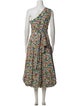 Tibi Floral Print Long Dress
