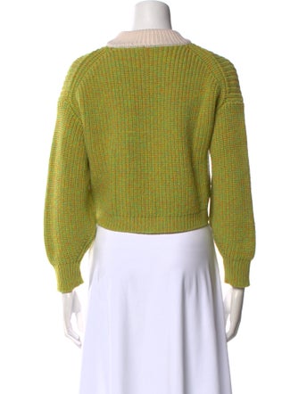 Tibi Merino Wool Mock Neck Sweater