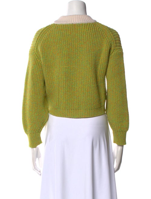 Tibi Merino Wool Mock Neck Sweater