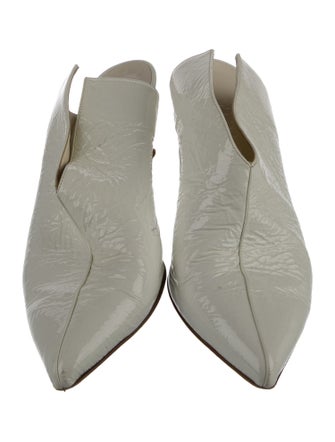 Tibi Patent Leather Mules