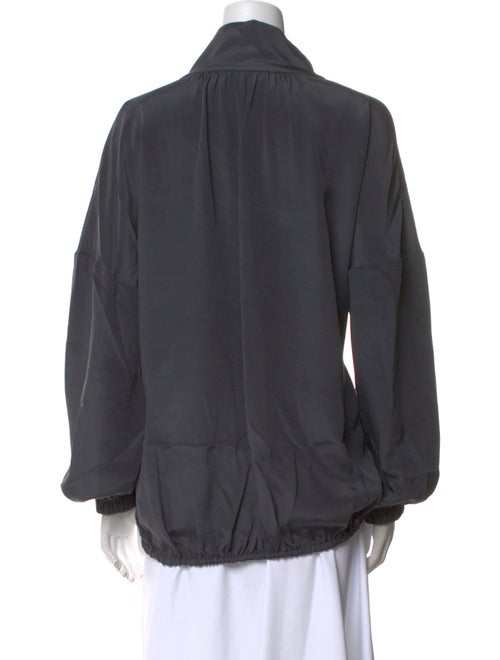 Tibi Silk Cowl Neck Sweatshirt