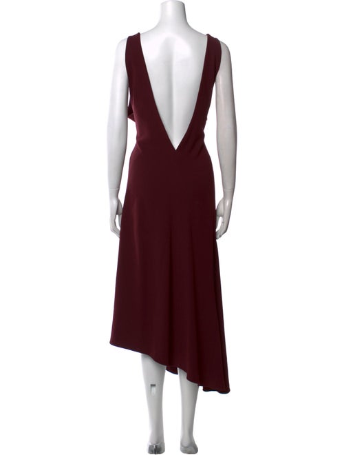 Tibi V-Neck Long Dress
