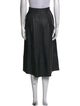 Tibi Lamb Leather Midi Length Skirt