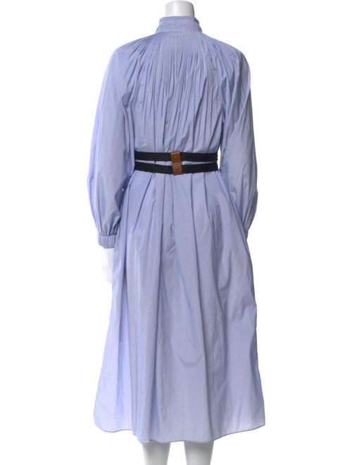 Tibi Mock Neck Midi Length Dress