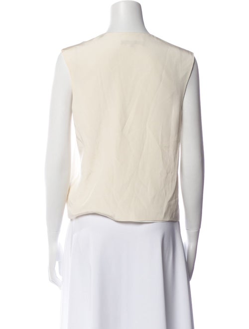 Tibi V-Neck Sleeveless Blouse