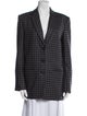 Tibi Plaid Print Blazer