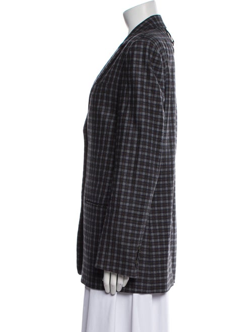 Tibi Plaid Print Blazer