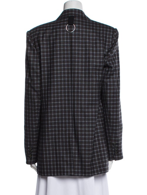 Tibi Plaid Print Blazer