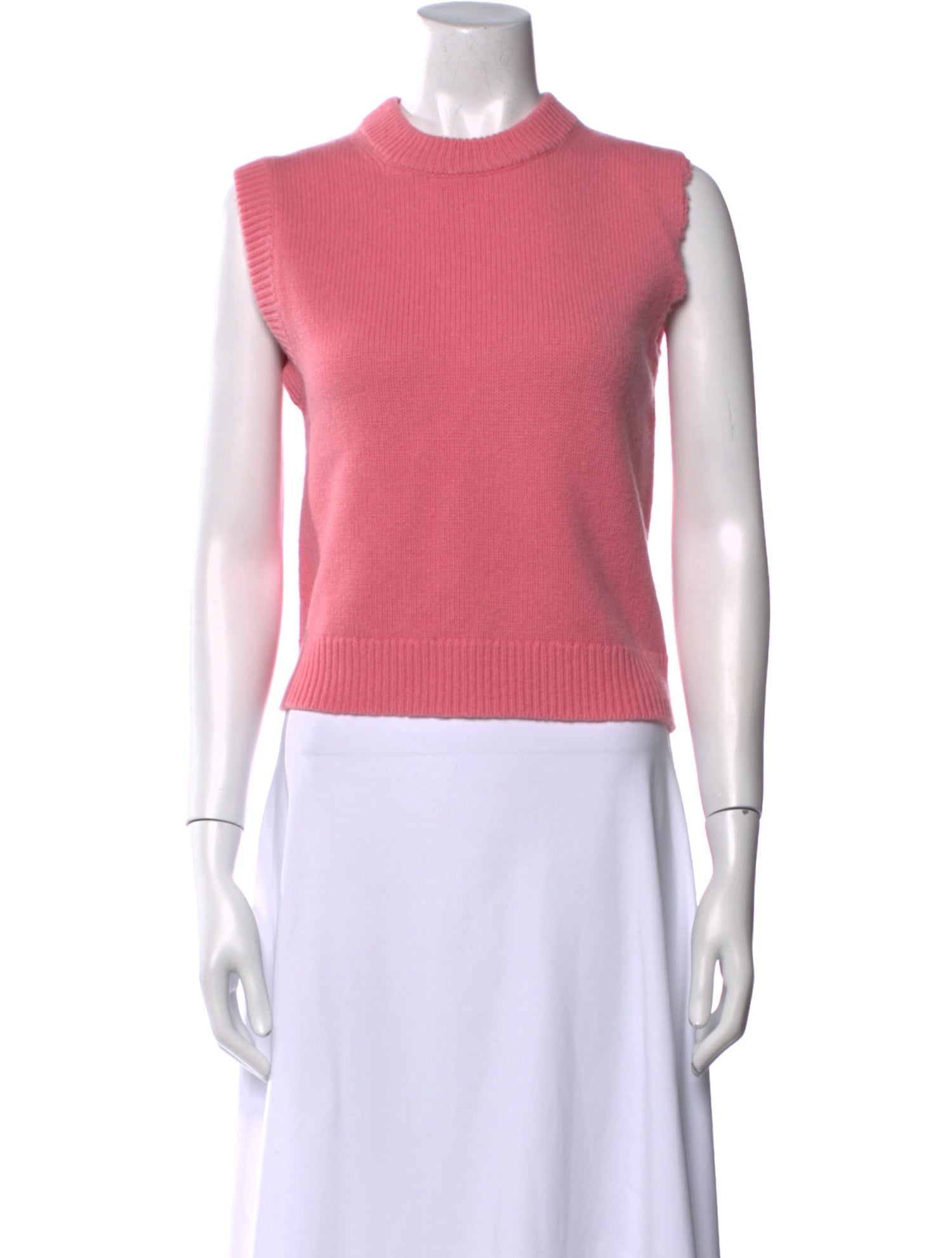 Tibi Lambswool Mock Neck Top