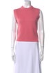 Tibi Lambswool Mock Neck Top