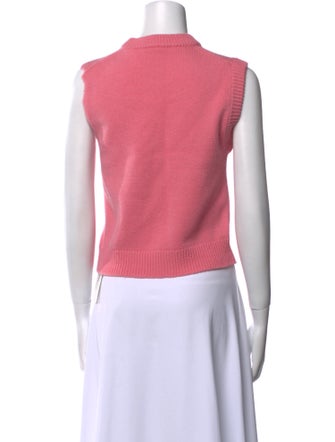 Tibi Lambswool Mock Neck Top