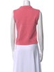 Tibi Lambswool Mock Neck Top