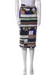 Tibi Printed Knee-Length Skirt
