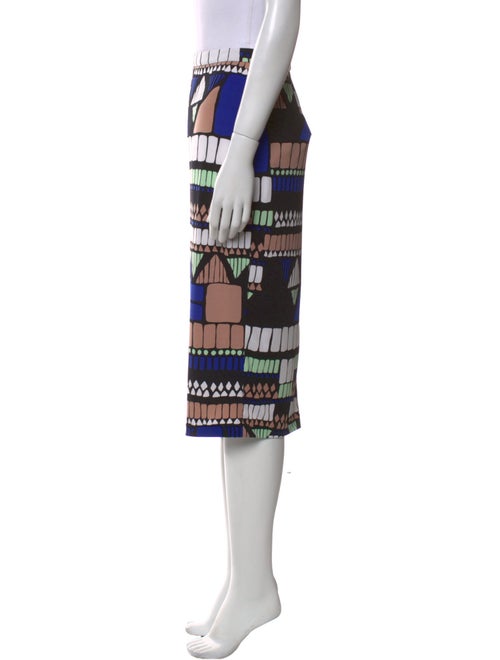 Tibi Printed Knee-Length Skirt