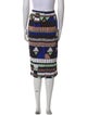 Tibi Printed Knee-Length Skirt