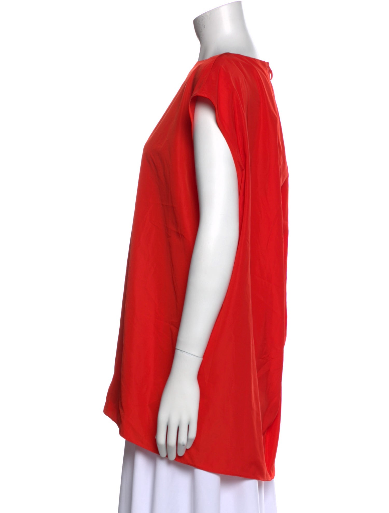 Tibi Bateau Neckline Short Sleeve Tunic w/ Tags