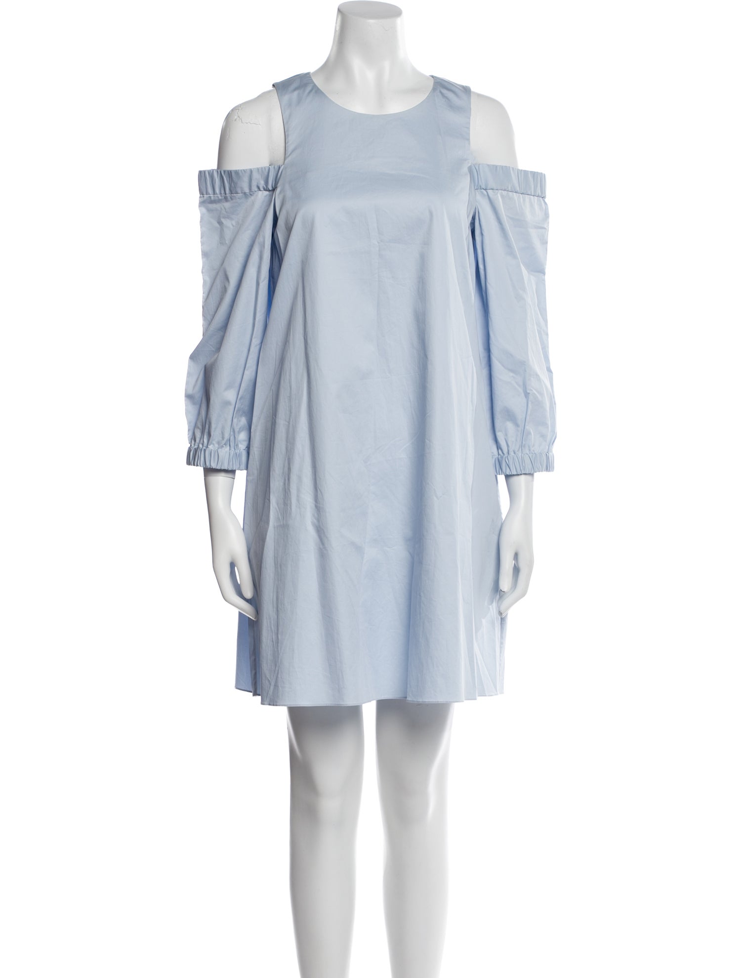 Tibi Scoop Neck Mini Dress