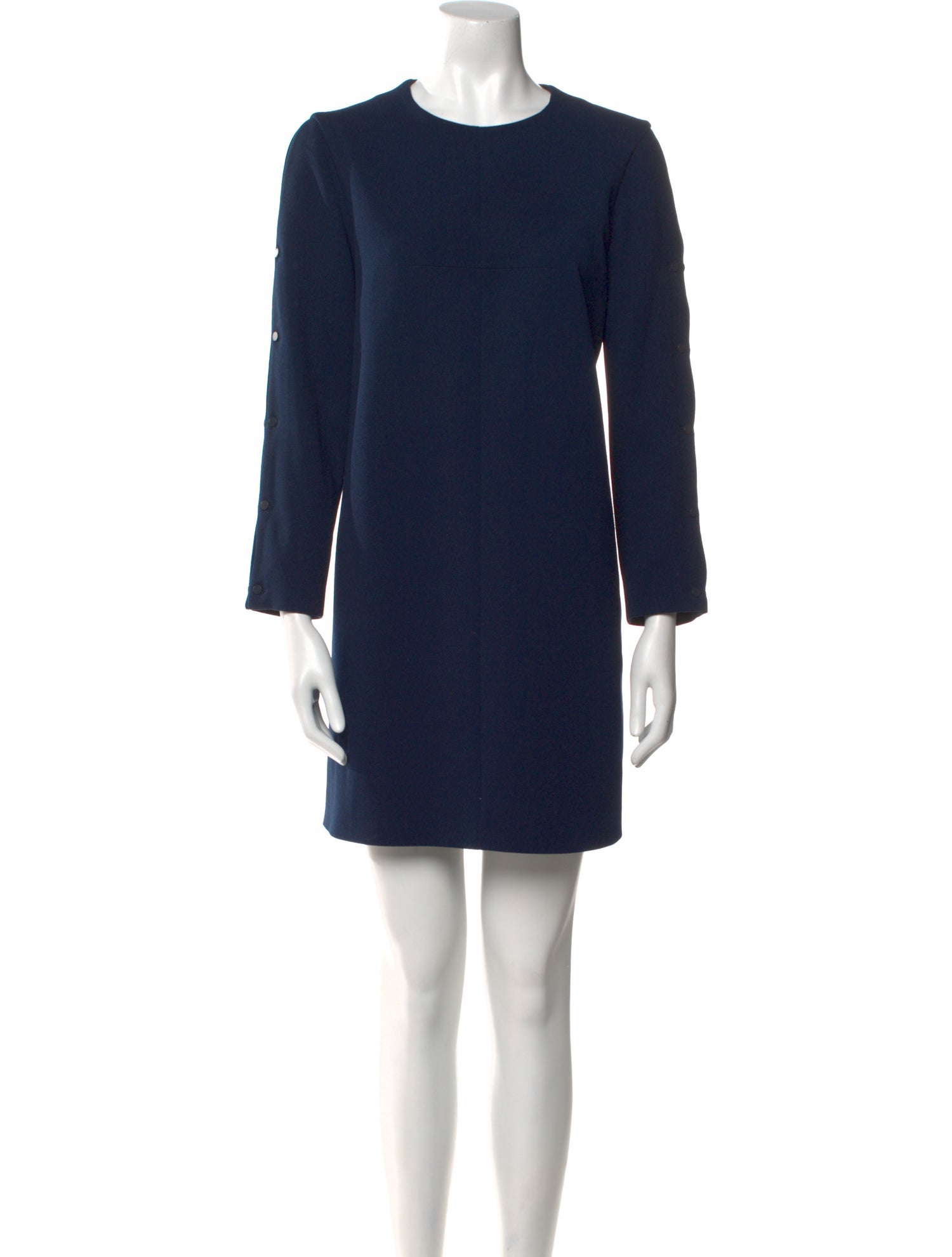 Tibi Crew Neck Mini Dress