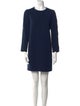 Tibi Crew Neck Mini Dress