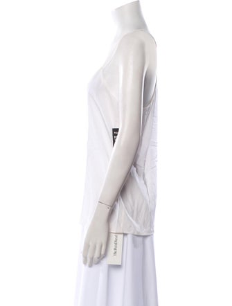 Tibi Silk V-Neck Top