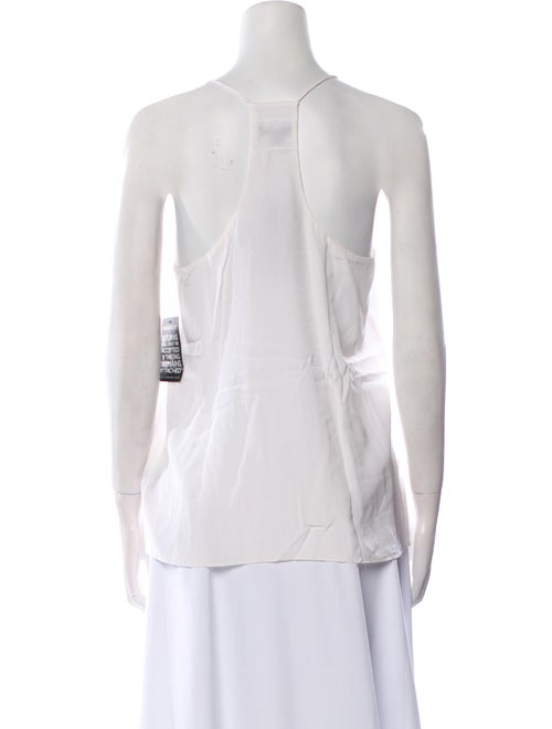 Tibi Silk V-Neck Top