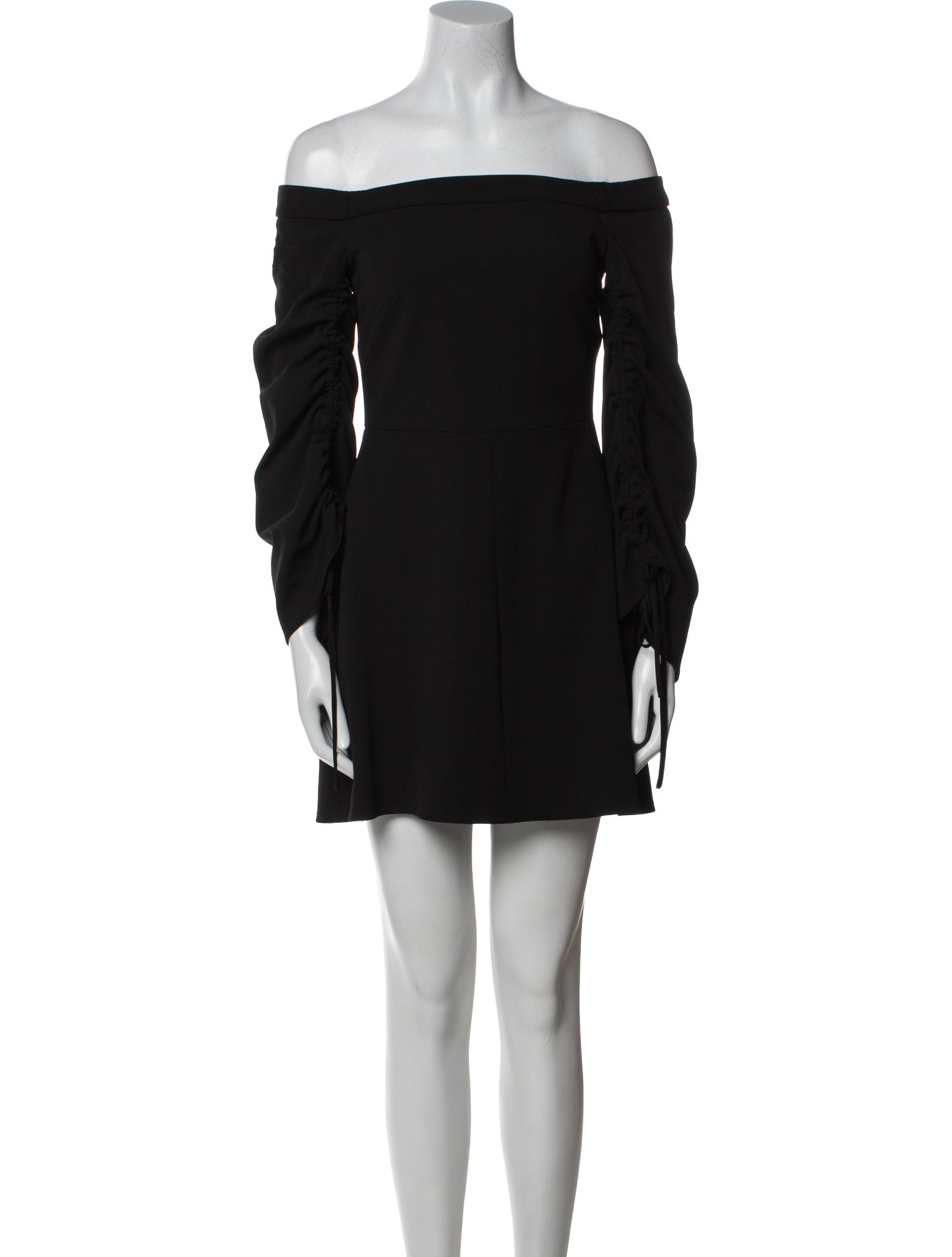 Tibi Off-The-Shoulder Mini Dress