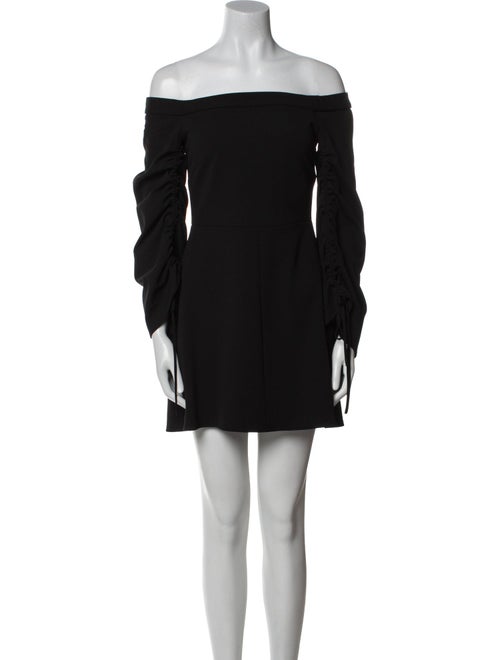 Tibi Off-The-Shoulder Mini Dress